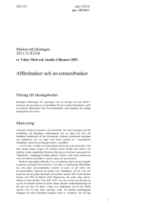 Affärsbanker och investmentbanker
