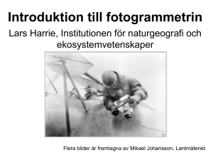 Introduktion till fotogrammetrin