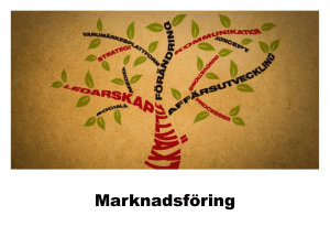 Anders Lindhs bildspel om marknadsföring