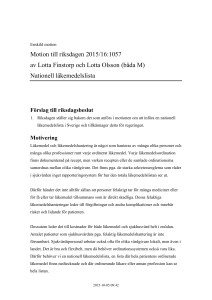 Nationell läkemedelslista