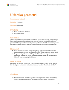 Utforska geometri