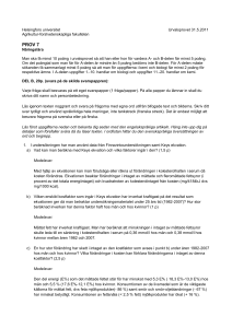 Prov 7: Näringslära