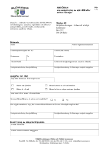 Ansökan om nedgrävning av självdött eller avlivat