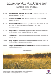 sommarkväll på slätten 2017