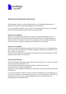 Information om Vårdavdelningen Ludvika lasarett