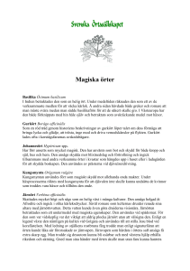 Magiska örter