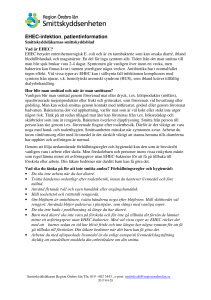 EHEC-infektion, patientinformation