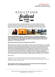 Medina till RIX FM Festivalen, utomhusbio med