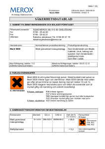 säkerhetsdatablad