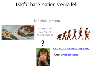Därför har kreationisterna fel!
