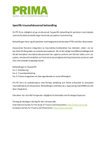 Specifik traumafokuserad behandling