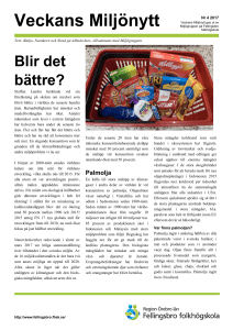 Veckans Miljönytt - Fellingsbro folkhögskola