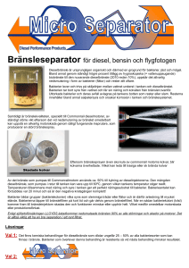 Information Bladet till Microseparator