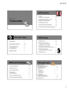 Schizofreni 1 Ytterligare utredning 0.5 Initial