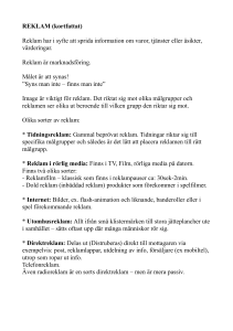 REKLAM - Skolan Bergius