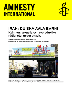 IRAN - Aktivistportalen Amnesty International