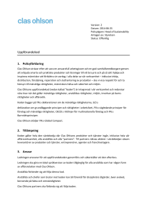 Uppförandekod