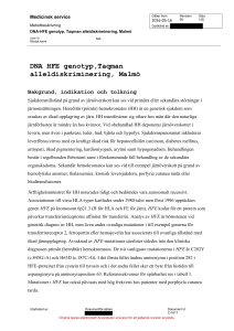 DNA HFE genotyp,Taqman alleldiskriminering