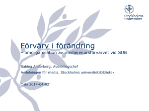 Stockholms universitetsbibliotek