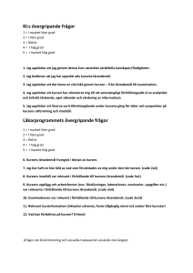 Läkarprogrammets övergripande frågor rev VT16