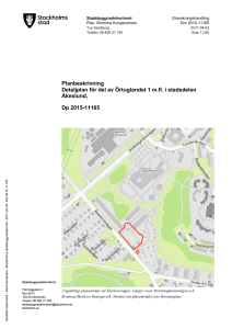 Planbeskrivning Detaljplan för del av Örtuglandet 1 m.fl . i