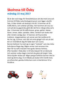 Skolresa till Ösby