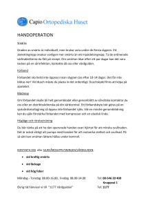 Handoperation