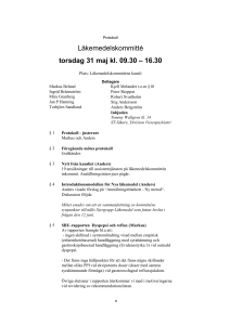 Protokoll 070531