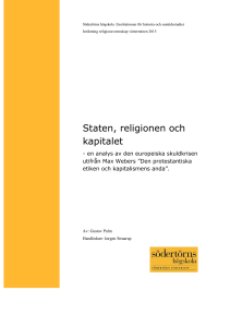 Staten, religionen och kapitalet