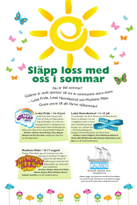 Släpp loss med oss i sommar