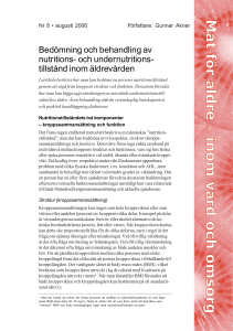 Artikel 8 bedömning av nutrition.pmd