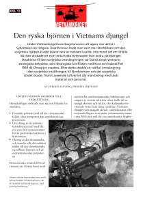 Artikelserie Vietnam del 13: Den ryska björnen i Vietnams djungel
