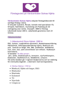 Företagsvård på Vårdcentralen Solnas Hjärta Vårdcentralen Solnas