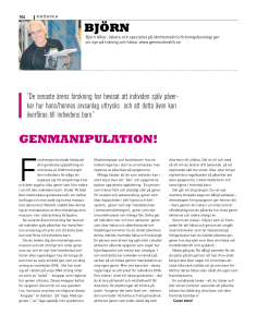 BJÖRN GeNmaNipulatioN!