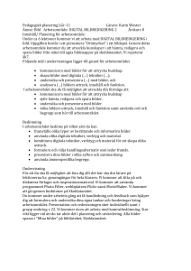 Pedagogisk planering LGR-11
