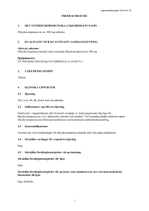 Dihydrostreptomycin vet. tablet SmPC