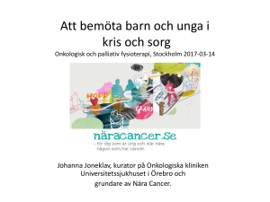 Att bemöta barn och unga i kris och sorg