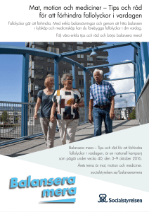 Mat, motion och mediciner – Tips och råd för att