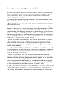Svante Weyler 9 november 2016 - Judiska Församlingen i Stockholm