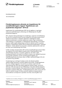 Sjukfrånvaro och psykiatriska diagnoser