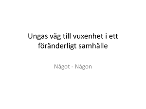 Något - Någon