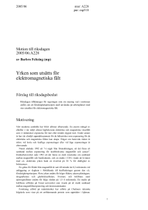 Motivering - Riksdagens öppna data