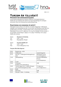 Paketering och bokning på nätet!
