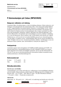 P-Ammoniumjon på Cobas (NPU03928)