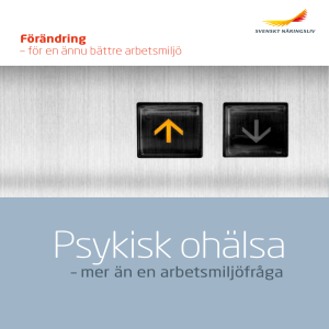 Psykisk ohälsa - Svenskt Näringsliv