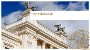 Projektledarskap