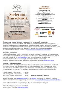 Välkommen till ”Spelet om Örnsköldsvik”!