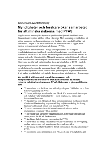 Myndigheter och forskare ökar samarbetet för att minska riskerna