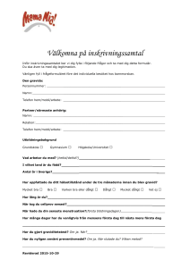 Inskrivningsformulär 2015-12-01