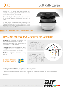 Produktblad Airmove 2.0
